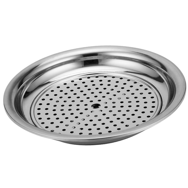 EeaseMX Plato de bolas de masa hervida Plato de comida al vapor Platos de bolas de masa hervida escurridos con aceite espeso