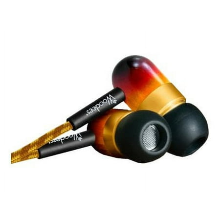 Vintage Woodees Stereo Earphones BY SOUTHERN AUDIO SERVICES