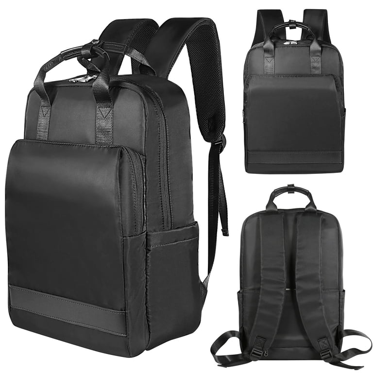 big leather backpack uk Large Backpack Black MI-775
