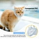 thumbnail image 2 of Paquete de 2 bozales para gatos para el aseo, corte de uñas y baño, casco de sujeción de malla transpirable para gatos, protector facial transparente para gatos, máscara ajustable para perros peq, 2 of 5