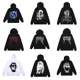 thumbnail image 2 of Sudadera con capucha informal de estilo americano, holgada, con diseño de calavera y huesos largos, estilo venganza, para parejas, 2 of 5