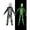 White, variant on Kids Boys Halloween Skeleton Costume Glowing in The Dark with Mask Gloves Fancy Dress Outfit Green 4-12 Years