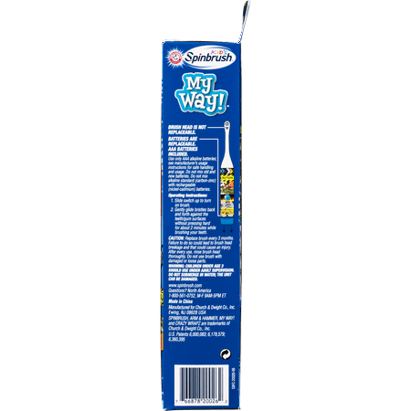 Arm & Hammer My Way! Crazy Wrapz Kid's Spinbrush