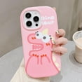 thumbnail image 6 of Cartoon Funny Couple Dinosaur Rounded Edge Soft  for iPhone Case (Green,iPhone 15 Pro), 6 of 6