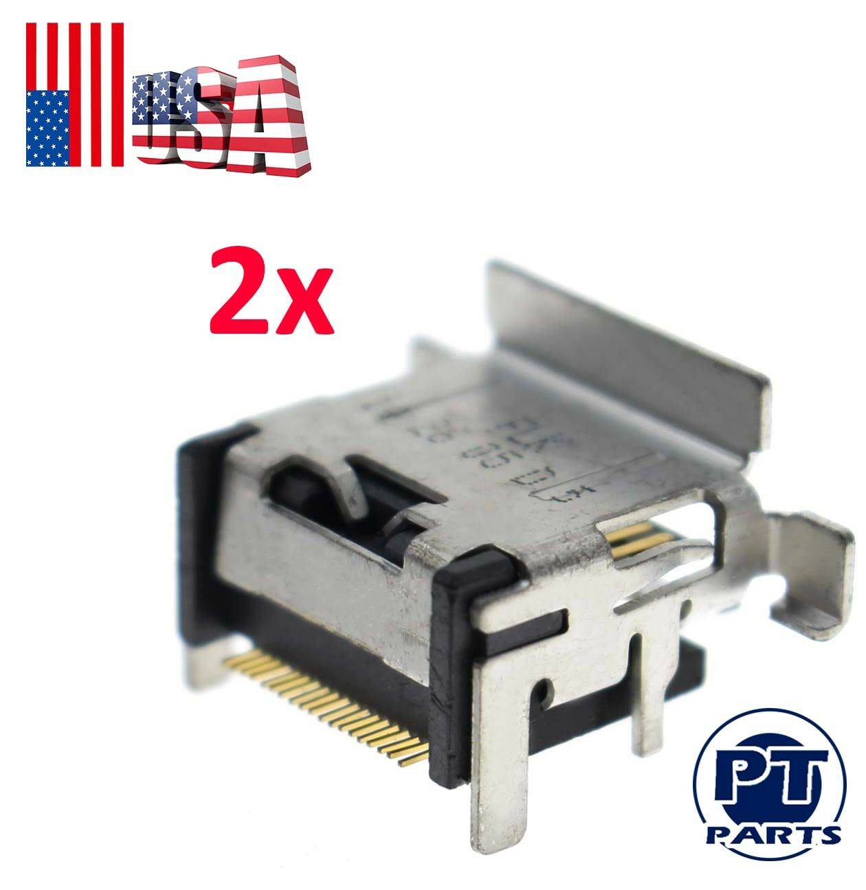 2 PCS HDMI Port Connector Socket Replacement For Microsoft XBOX 