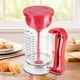 thumbnail image 3 of Dispensador de masa para panqueques, máquina para hacer masa para panqueques, cupcakes y waffles, mezclador manual de panqueques y dispensador de masa, utensilios esenciales para hornear en la cocina, 3 of 8