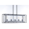 thumbnail image 4 of Maxim 21677CDBK Era 5-Light Pendant, Black, 4 of 4