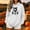 White, variant on Molidfa Women's Edgy Skull Hoodie Rocker Graphic Oversized Halloween Pullover Sweatshirt
