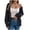 Black2, variant on HAiming Women's Cardigan Long Sleeve Solid Color Open Front Sweater Lightweight Cover up Knit Outwear Coat