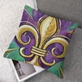 thumbnail image 7 of Ullo0ord Mardi Gras Pillow Covers for Please Masquerade Mask Holiday Decor Throw Pillows Decorative Cushion Cases Mardi Gras Decorations, 7 of 7
