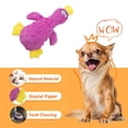 thumbnail image 3 of Juguete chillón para perros, juguete para masticar perros de felpa para dientes molares, pato lindo, juguete interactivo duradero para perros, 3 of 5