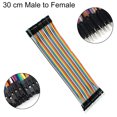 thumbnail image 2 of Gwong Electrónica 40 unids DuPont Cable Sin soldadura Transmisión Estable Resistente Macho a Hombre Hermosa Hembra a Mujer Macho a Femenino Cable Safe Dupont Para Cámara Digital, 2 of 6