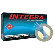 Ansell Integra Powder-Free Latex-Free Nitrile Exam Gloves Size Medium 50/BX (N86) N862