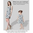 thumbnail image 4 of Soimoi Geometrical Printed,Cuddle Minky Fabric, Sewing Fabric by The Yard 56 Inch Wide,Decorative Plush Soft Fabric, Baby Garments, Toys and Blankets, Light Gray, 4 of 5