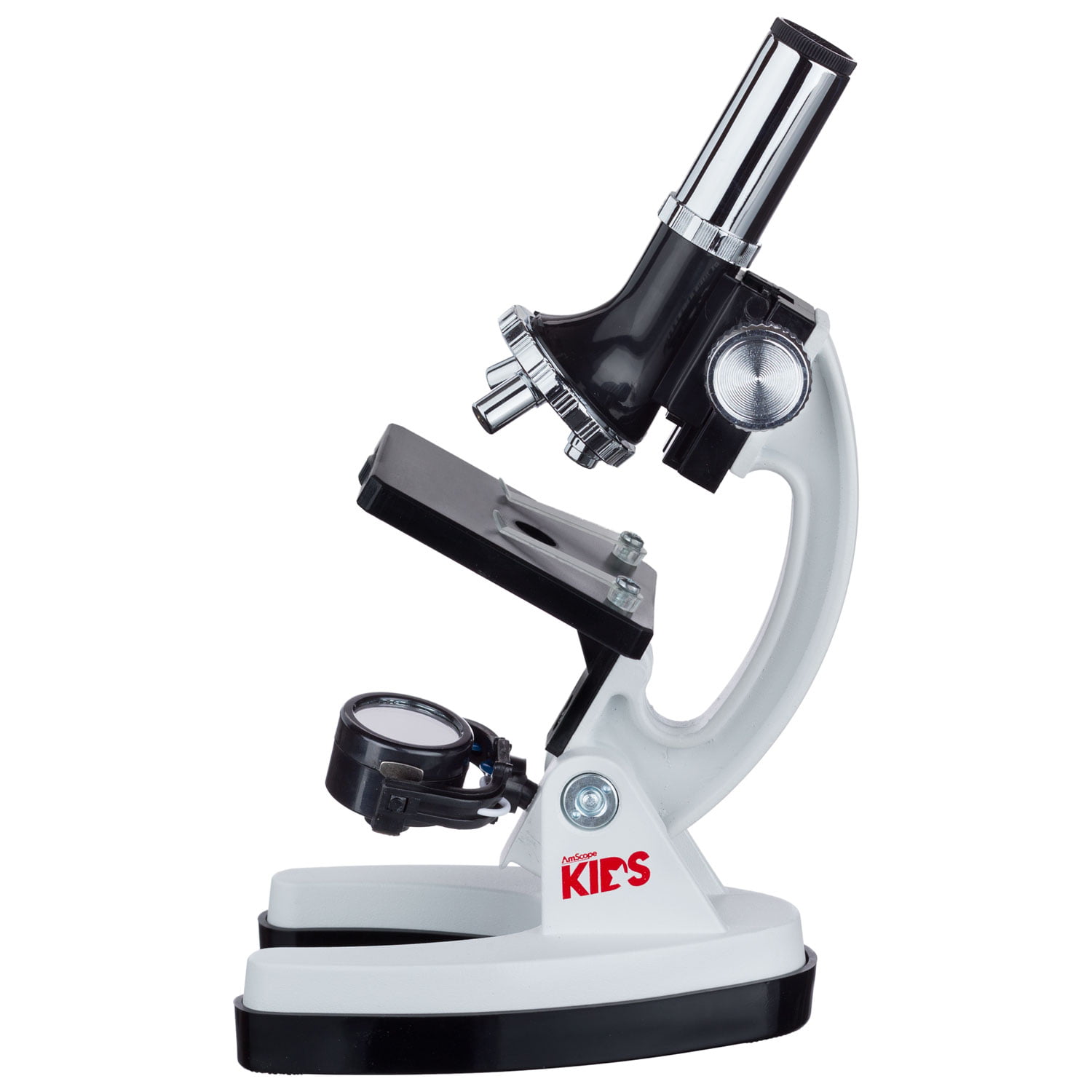 PRE-OWNED 120X-1200X 52-pcs Kids Beginner Microscope STEM Kit With Metal Body 