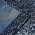 thumbnail image 4 of Pinewave Blackout Curtains Navy Sparkle Chic Room Darkening Drapes for Bedroom Luxury Metallic Patterned Window Panels Thermal Insulated,Grommet Top,52"Wx95"L,2 Pcs, 4 of 5