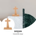 thumbnail image 6 of Cross Ornament Christmas Decorations Desk Cross Beech Holy Cross Wood Decor Cross Crafts Table Cross, 6 of 6