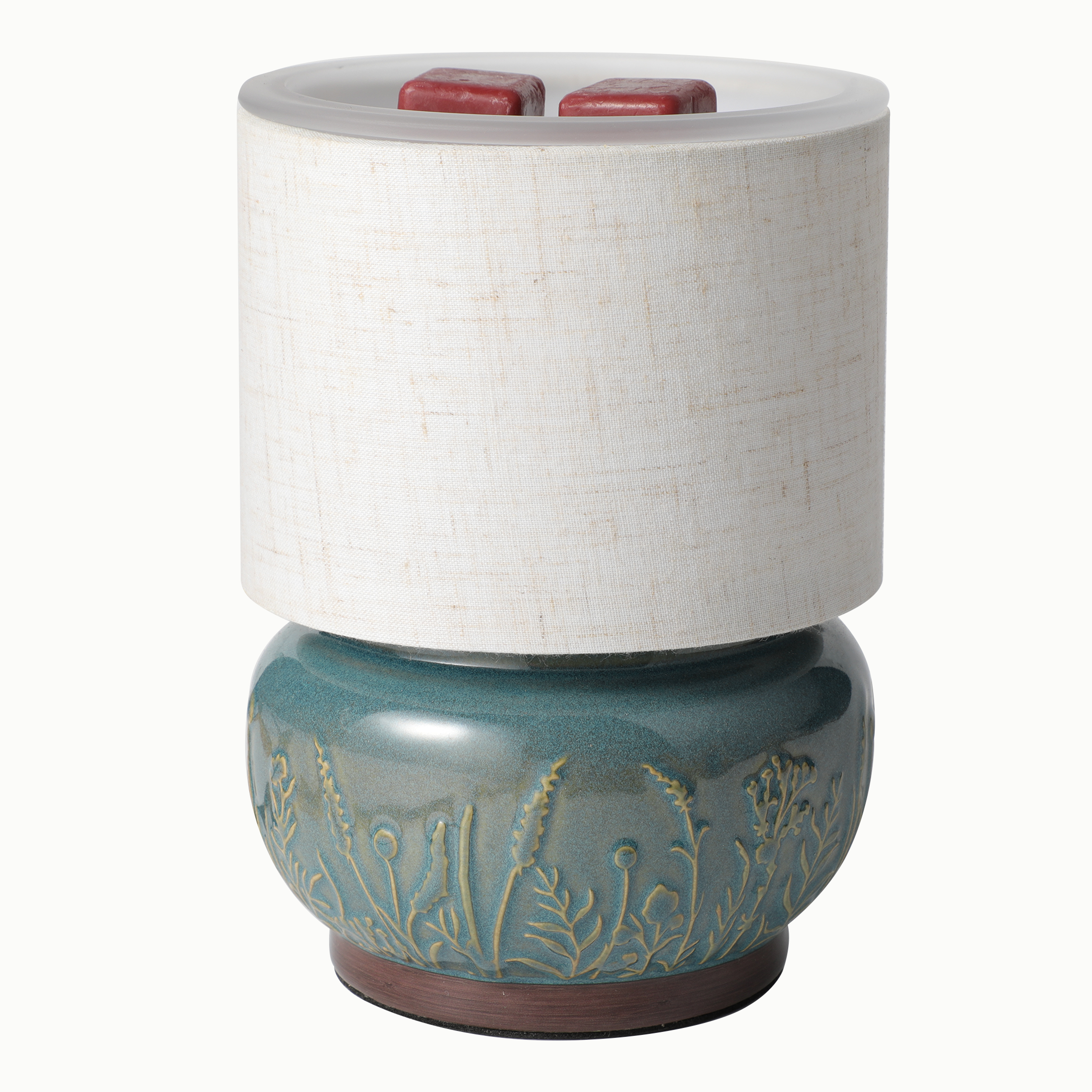 Better Homes & Gardens Green Ceramic Lamp Wax Warmer photo 1