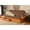 Cocoa, variant on Kodiak Furniture Phoenix Queen Butternut Wood Storage Futon-Linen Stone Mattress