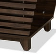 thumbnail image 6 of Baxton Studio Eckhart Modern and Contemporary Walnut Brown Finished Wood Cat Litter Box Cover House, 6 of 10