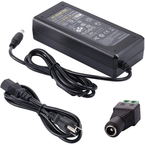 LeeiZy AC 100V~240V to DC 12V 10A 120W Power Supply Adapter Transformer 5.5x2.1mm Tip