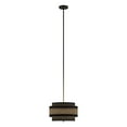 thumbnail image 4 of Evelyn&Zoe Modern/Contemporary 16" Wide Blackened Bronze/Black Pendant, 4 of 8