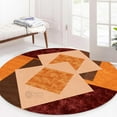 thumbnail image 3 of Teppich Homes Wool Area Rug 14x14 with Geometric Pattern - Perfect for Hallway And Living Room - Tufted Carpet for Stylish Comfort, 3 of 7