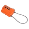 thumbnail image 3 of Luggage Lock, Baggage Padlock Safety Orange Convenient  for Travel, 3 of 7