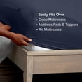thumbnail image 5 of Bare Home Fitted Sheet - 24" Extra Deep Pocket - Premium 1800 Collection - Queen, Midnight Blue, 5 of 7
