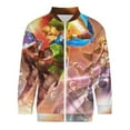 thumbnail image 4 of The Legend of Zelda Link's Awakening Fashion Jacket Mens Windbreaker Coat Lightweight Zipper Clothes Streetwear Bomber Outerwear Jackets, 4 of 7