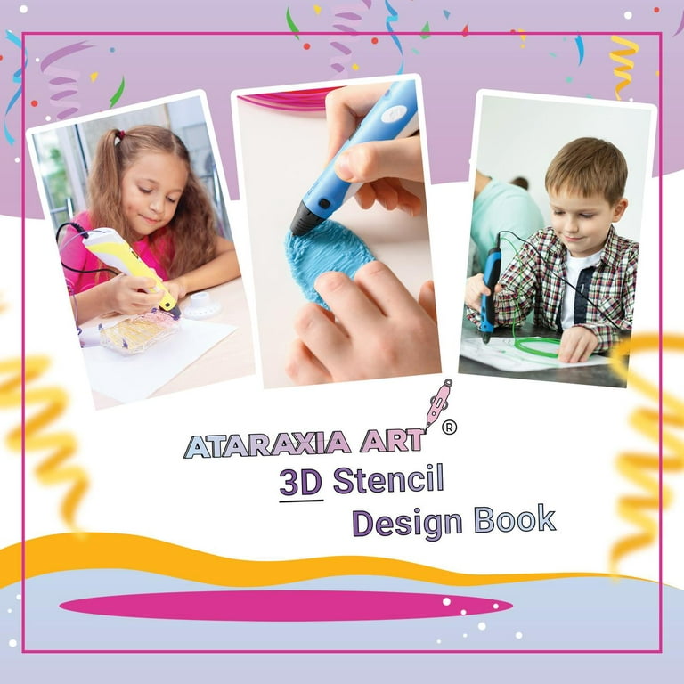 ATARAXIA ART 3D Pen PLA Filament Refills 1.75mm, 24 Colors (Each
