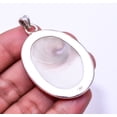 thumbnail image 2 of Shiva Eye Shell-Turkey 925 Sterling Silver Pendant 2.15", Off White Shiva Eye Shell Pendant P_9362_373_13, 2 of 2