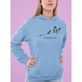 thumbnail image 2 of Free To Fly Butterfly Hoodie Women -Image by Shutterstock, Female Small, 2 of 4