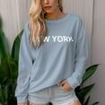 thumbnail image 5 of Women's 330g 100% Cotton New York Graphic Crew Neck Sweatshirt, 5 of 14