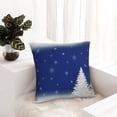 thumbnail image 6 of Yiaed Christmas Fir Tree Print Pillow Covers Super Soft Decorative Square Throw Pillow Covers Case Cushion Covers for Sofa Couch Bedroom Car Decor（No pillow core）-22"x22", 6 of 7
