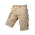 thumbnail image 4 of Dresfit Cargo Shorts for Men Big and Tall Baggy Shorts Summer 2026 Ripstop Hiking Short Pants Waterproof Open Bottom Outdoor Carpenter Shorts Khaki, 4 of 7