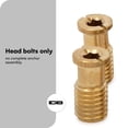 thumbnail image 5 of Wood Grip | 10 Pack MB1 Pool Cover Brass Anchor Head Screw Bolt for Concrete and Pavers | Loop Lock Pool Cover Parts | Pool Cover Replacement Parts | Loop Loc Spring Covers (10 Pack), Drywall Anchors, 5 of 6