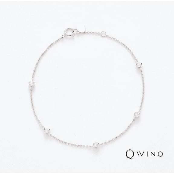 WINQ Multi-Station Bracelet Lab Grown Diamond 14K Gold