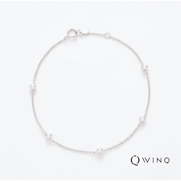WINQ Multi-Station Bracelet Lab Grown Diamond 14K Gold