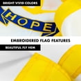 thumbnail image 3 of G128 - 6 Feet Tangle Free Spinning Flagpole (Black) Rhode Island Flag Brass Grommets Embroidered 3x5 ft (Flag Included) Aluminum Flag Pole, 3 of 7
