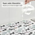 thumbnail image 5 of Sikiie Dachshund Dog Puppy Dish Drying Mat, Kitchen Counter Mat, Self Drying Mat for Kitchen Counter Dish Drying Pad ,for Dishes, Utensils, Pots and Pans（24" x 18"）, 5 of 7