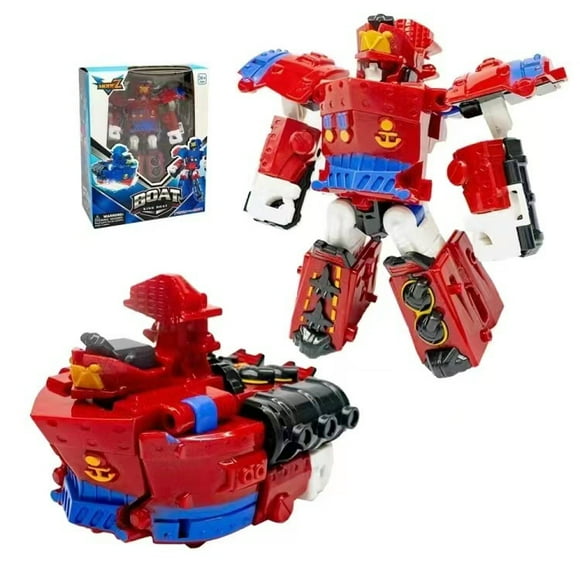 15cm Robot Transformer Toy Various Style Fast Fighter Aircraft Tractor Tank Train Cartoon Model Toy Collectible Children Robot Transforming Vehicles T Tank Yellow