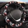 thumbnail image 4 of Kdxio Cool Black And White Dragon Print Elastic Stretch Steering Wheel Cover,Auto Steering Wheel Cover,15 Inch Anti-Slip,Warm in Winter and Cool in Summer,Fit Suvs,Vans Cars,Trucks, 4 of 5