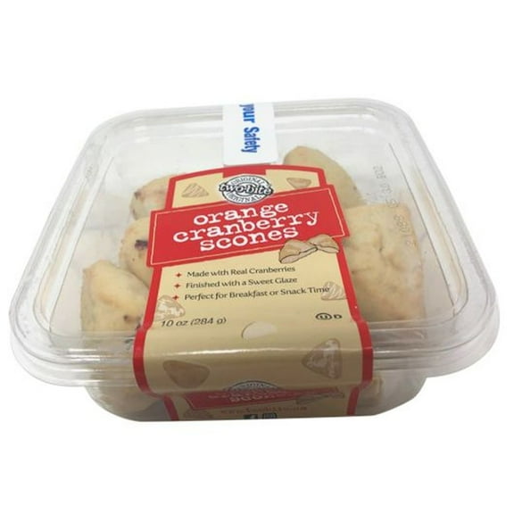 Two Bite Orange Cranberry Scones, 10 Ounce -- 24 per case