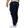 thumbnail image 5 of Men's Cargo Pants Slim Fit Sweatpants Pencil Jogger Drawstring Elastic Outdoor Trousers with Pockets, 5 of 5