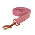 thumbnail image 1 of Velvet Dog Collar And Leash, Super Soft And Smooth, Heavy Duty Gold Buckle, Adjustable Dog Collar, 1 of 5