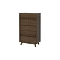 thumbnail image 3 of Plank+Beam Classic 5-Drawer Dresser, Walnut, 3 of 8