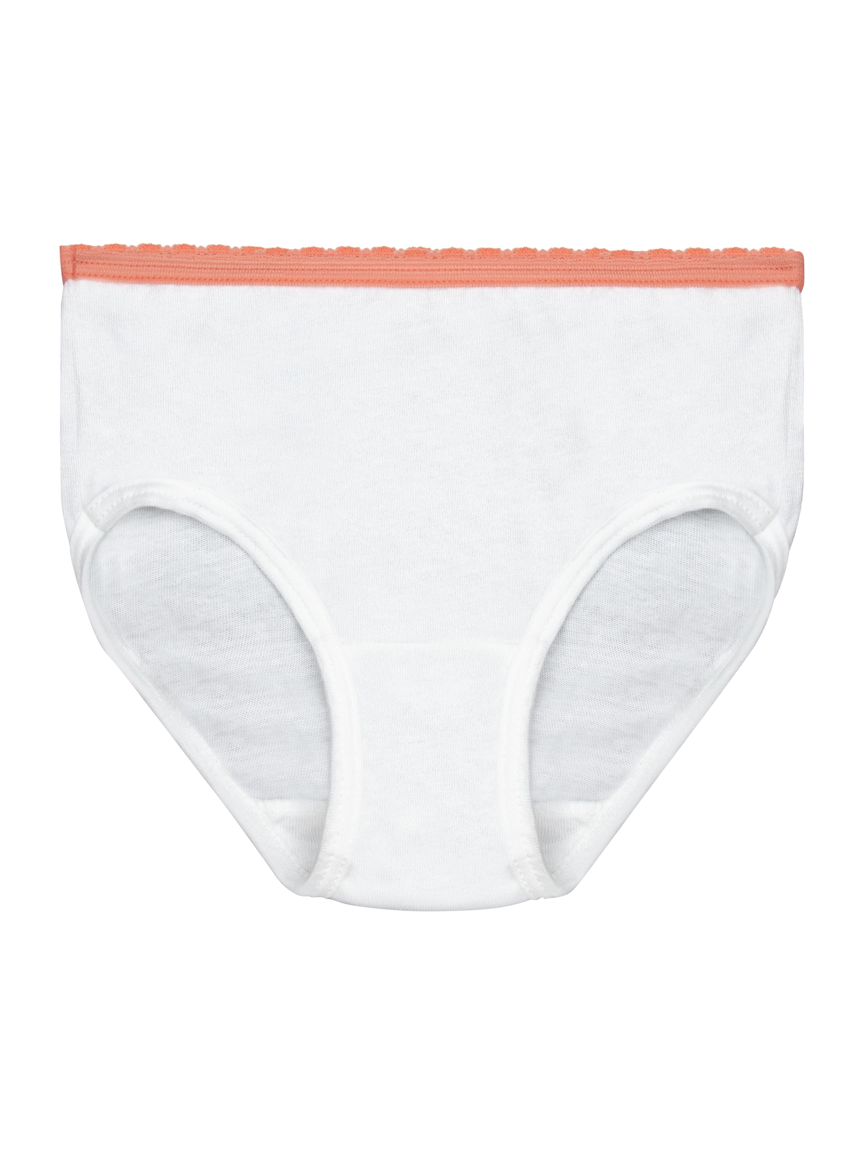 Fruit of the Loom Toddler Girl Eversoft Cotton Brief Underwear, 10-Pack, Sizes 2T-5T