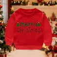 thumbnail image 3 of Big Kids' Christmas Sweatshirt Boys Girls Merry Christmas Tree Printed Crew Neck Pullover Long Sleeve Top, Festive Wear 2-14Y, 3 of 6
