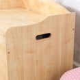 thumbnail image 6 of KidKraft Austin Wooden Toy Box/Bench with Safety Hinged Lid - Natural, 6 of 9